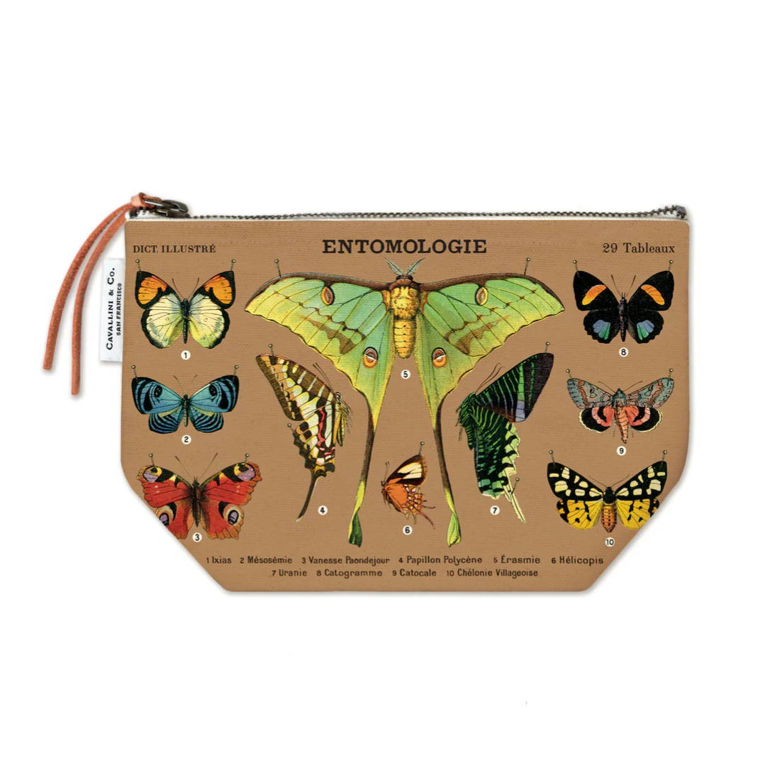 Entomology Vintage Pouch