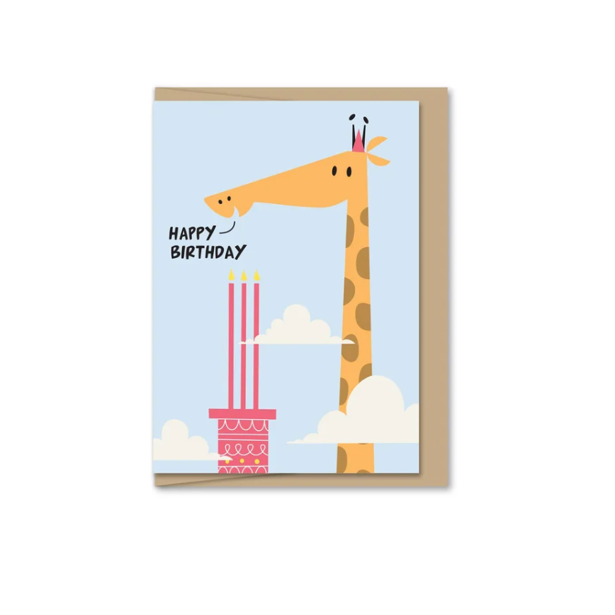 Mini Tall B'day Card