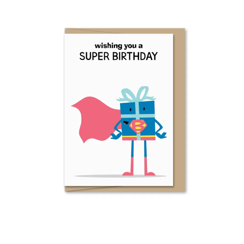 Mini Super Birthday Card