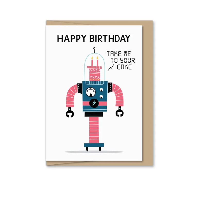 Mini Cake Bot Card