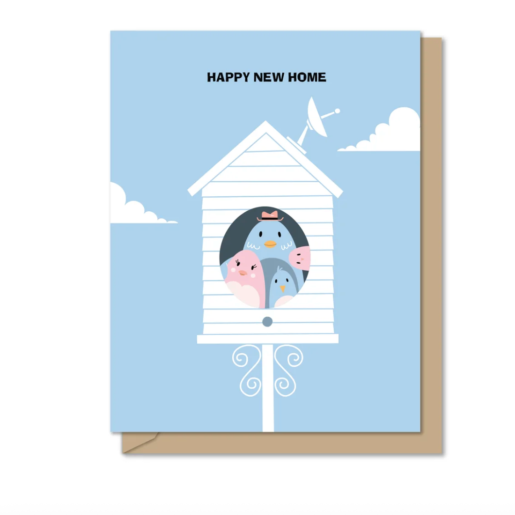 New Birdhouse Card