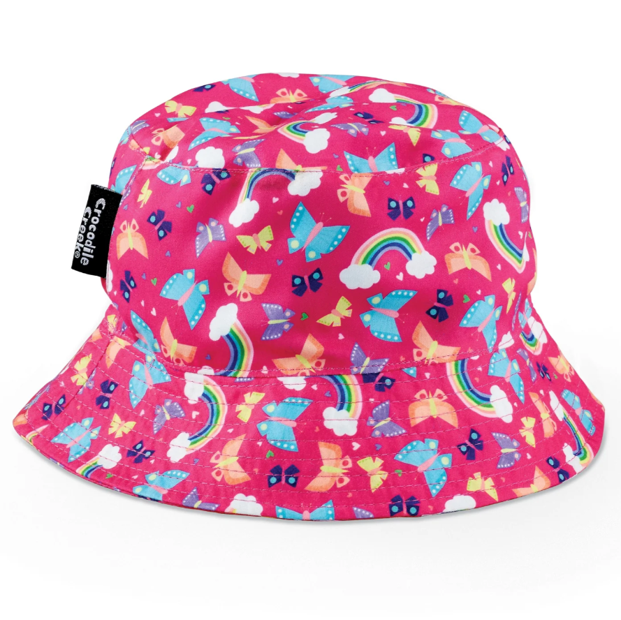 Garden Bucket Hat - Butterfly Rainbow