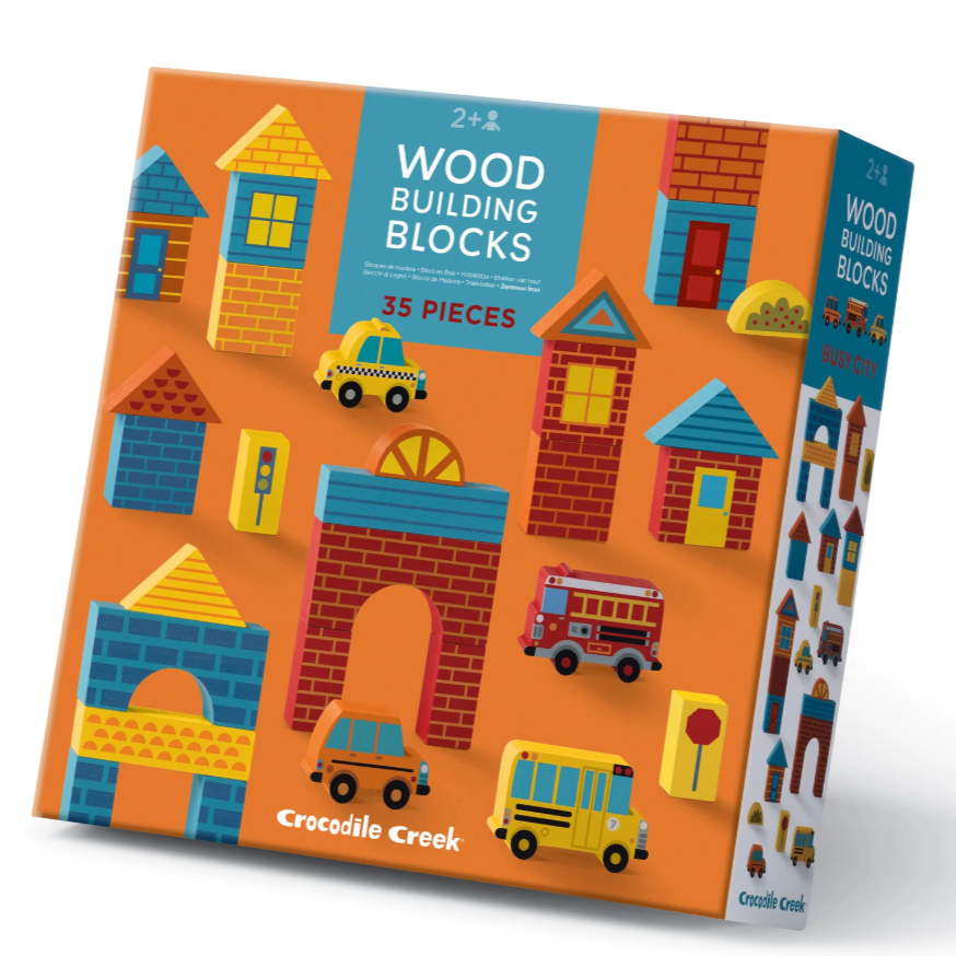 Build and Play Wood Blocks - Busy City