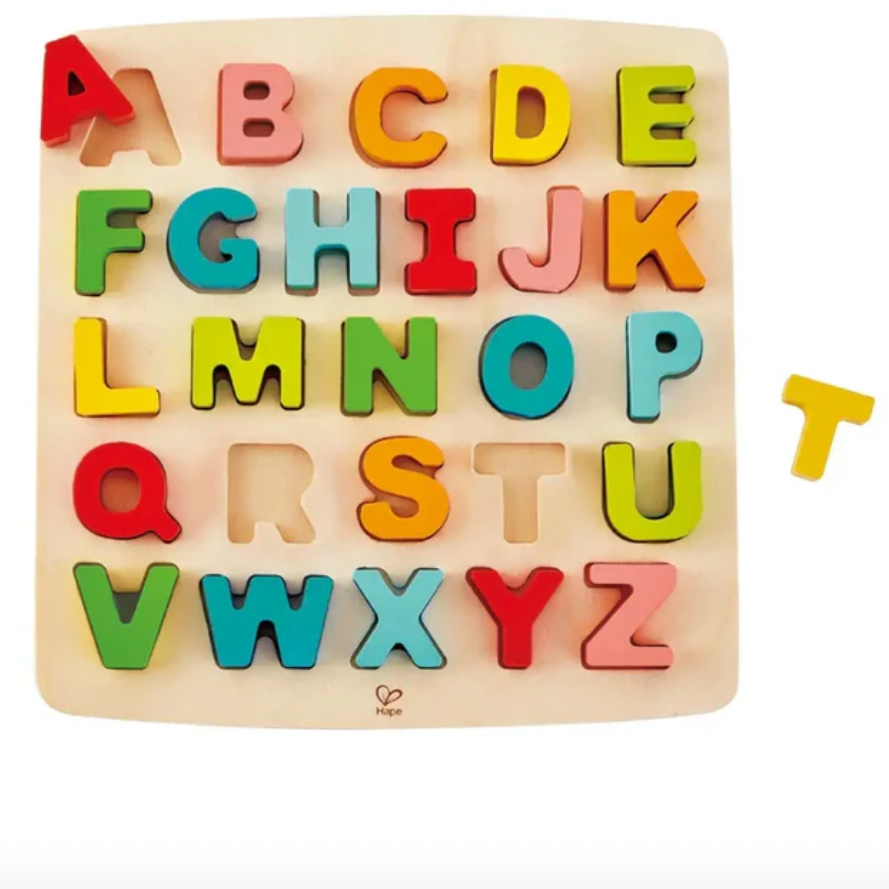 Chunky Wooden Alphabet Puzzle