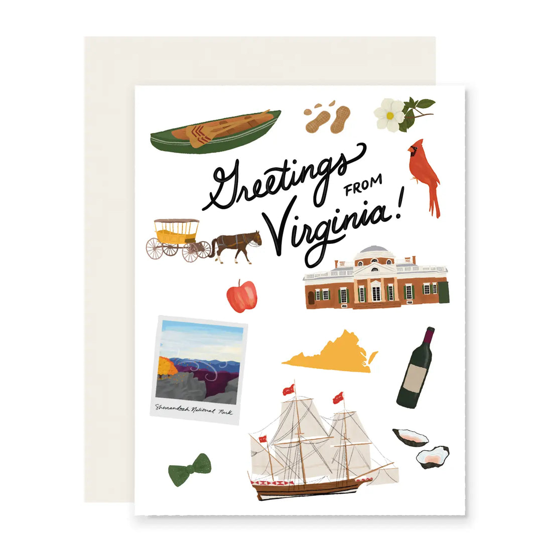 Greetings from Virginia Card