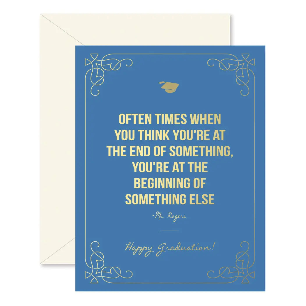 Mr. Rogers Graduation Card