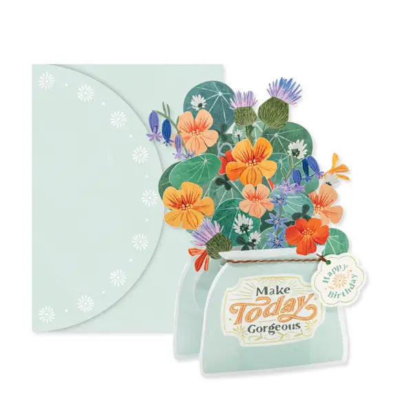 Nasturtium Everyday Pop-Up Card