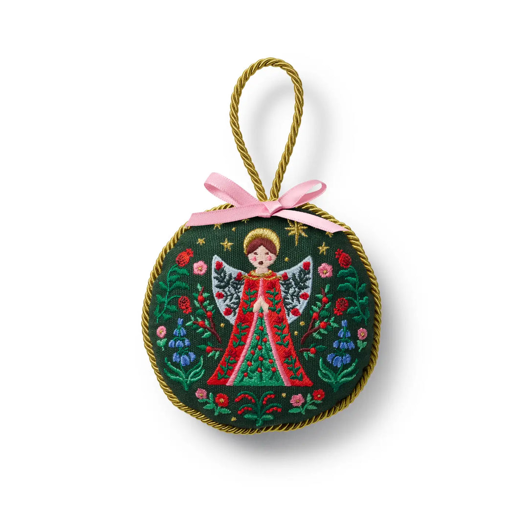 Angel Embroidered Ornament