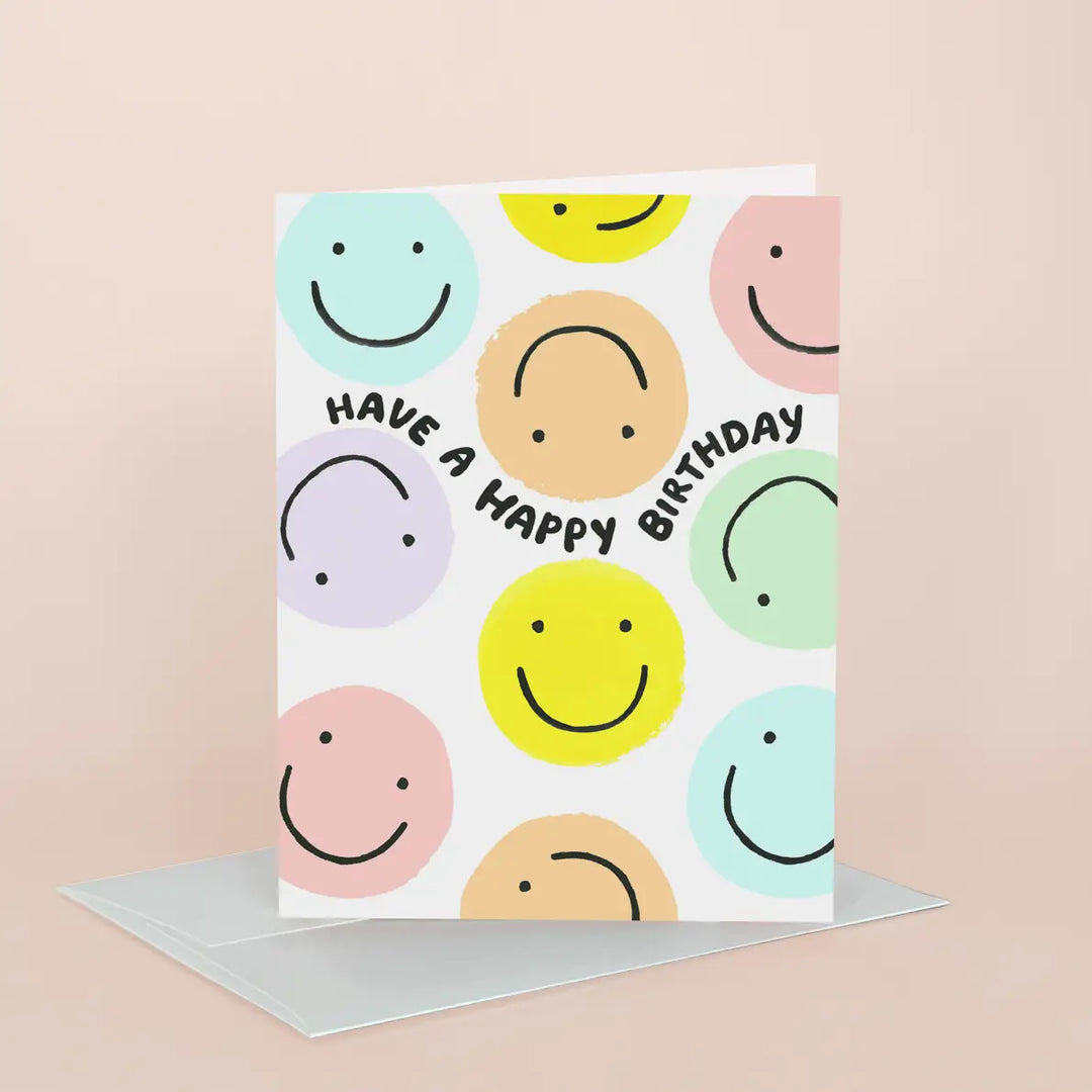 Smiley Birthday Card