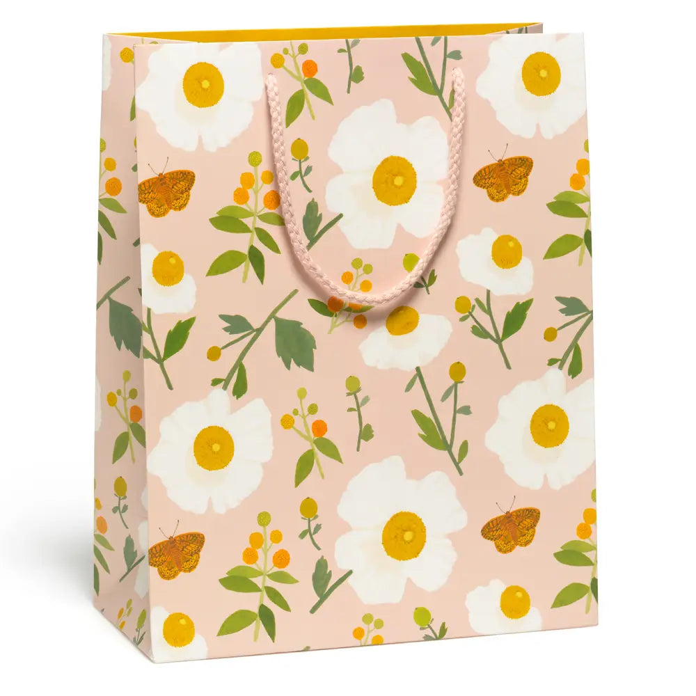 White Poppies Gift Bag (Large)