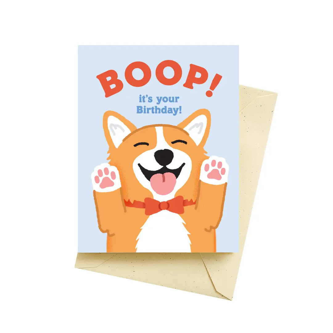 Corgi Boop! Birthday Card