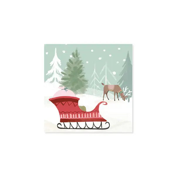 Up, Up, and Away Christmas Trinkets Pop-up Card