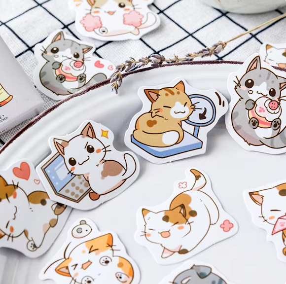 My Naughty Cats Stickers (Pack of 45)