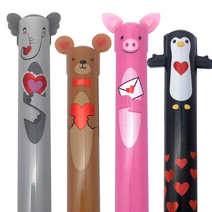 Twice as Nice Two Color Click Pen - Valentine