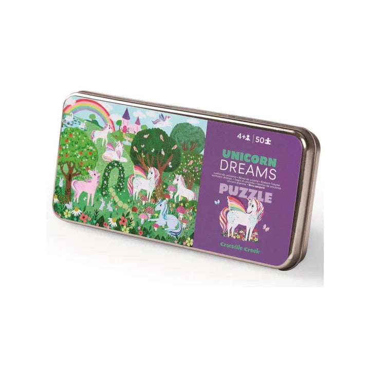 Unicorn Dreams - 50-Piece Tin Puzzle