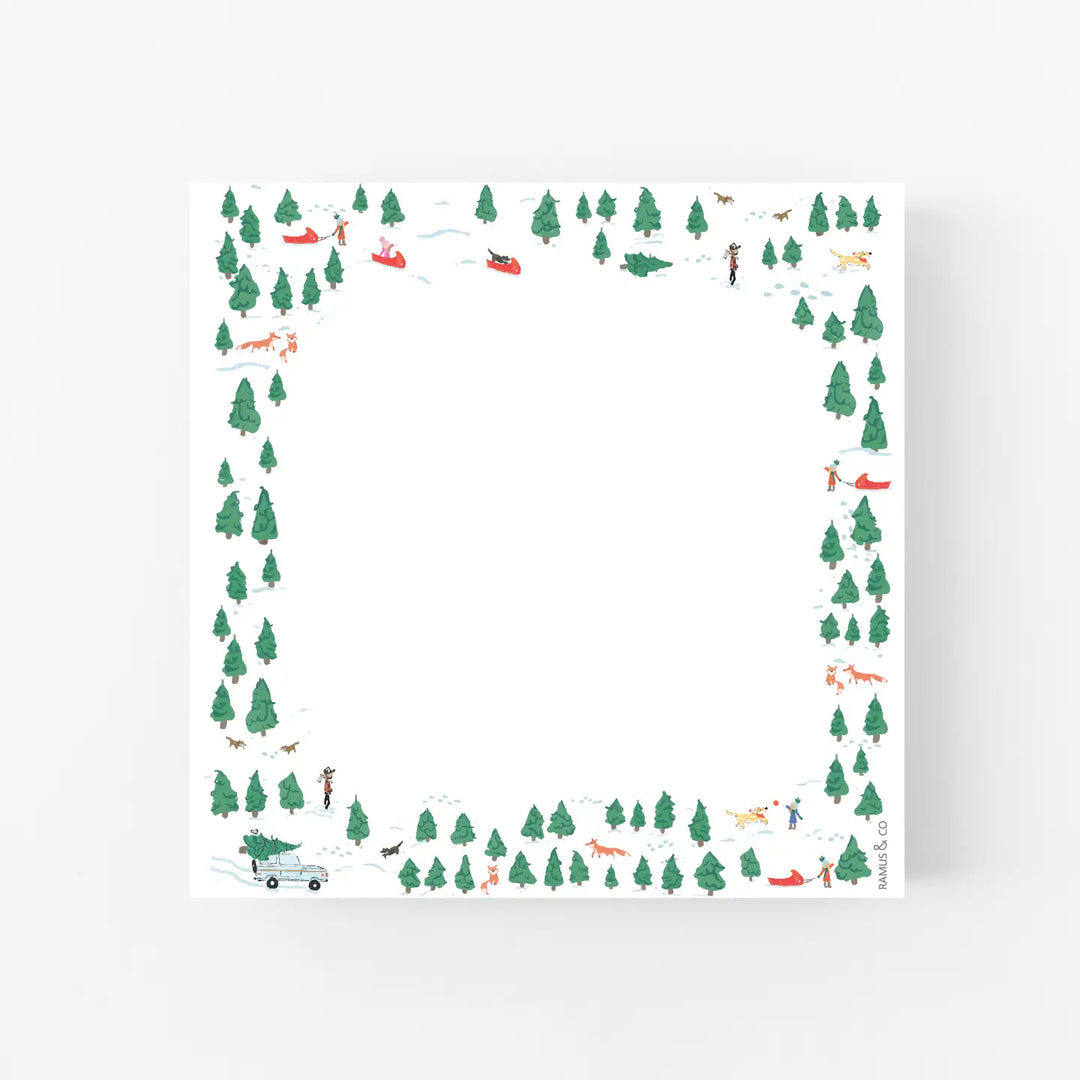 Pine Forest Square Notepad
