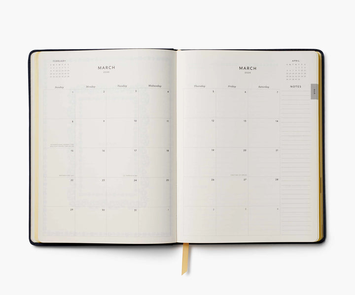 Wildwood 12-Month Embroidered Bookbound Planner (Jan-Dec 2026)