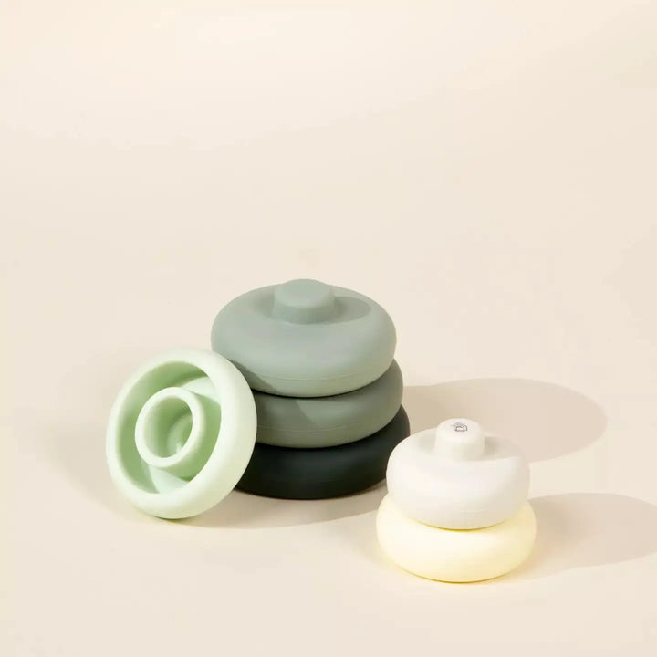 Set of 6 Silicone Stackable Rings