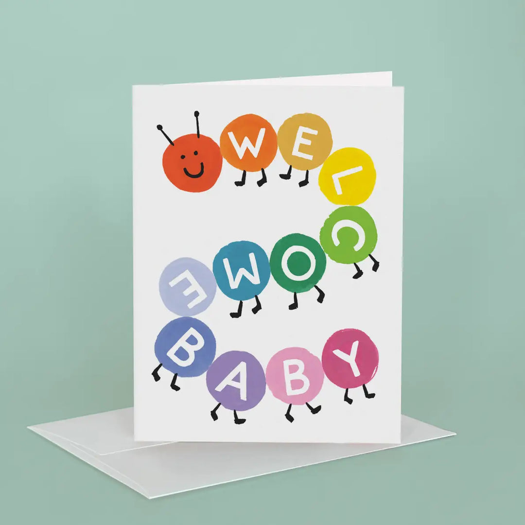 Caterpillar New Baby Card