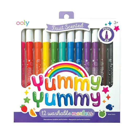 Yummy Yummy Scented Markers (Set of 12) – Hitchcock Paper Co.