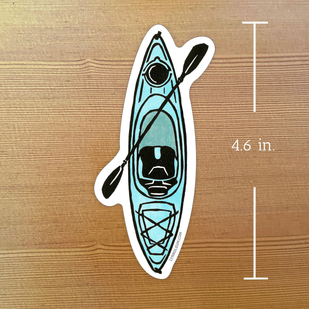 Kayak Vinyl Sticker