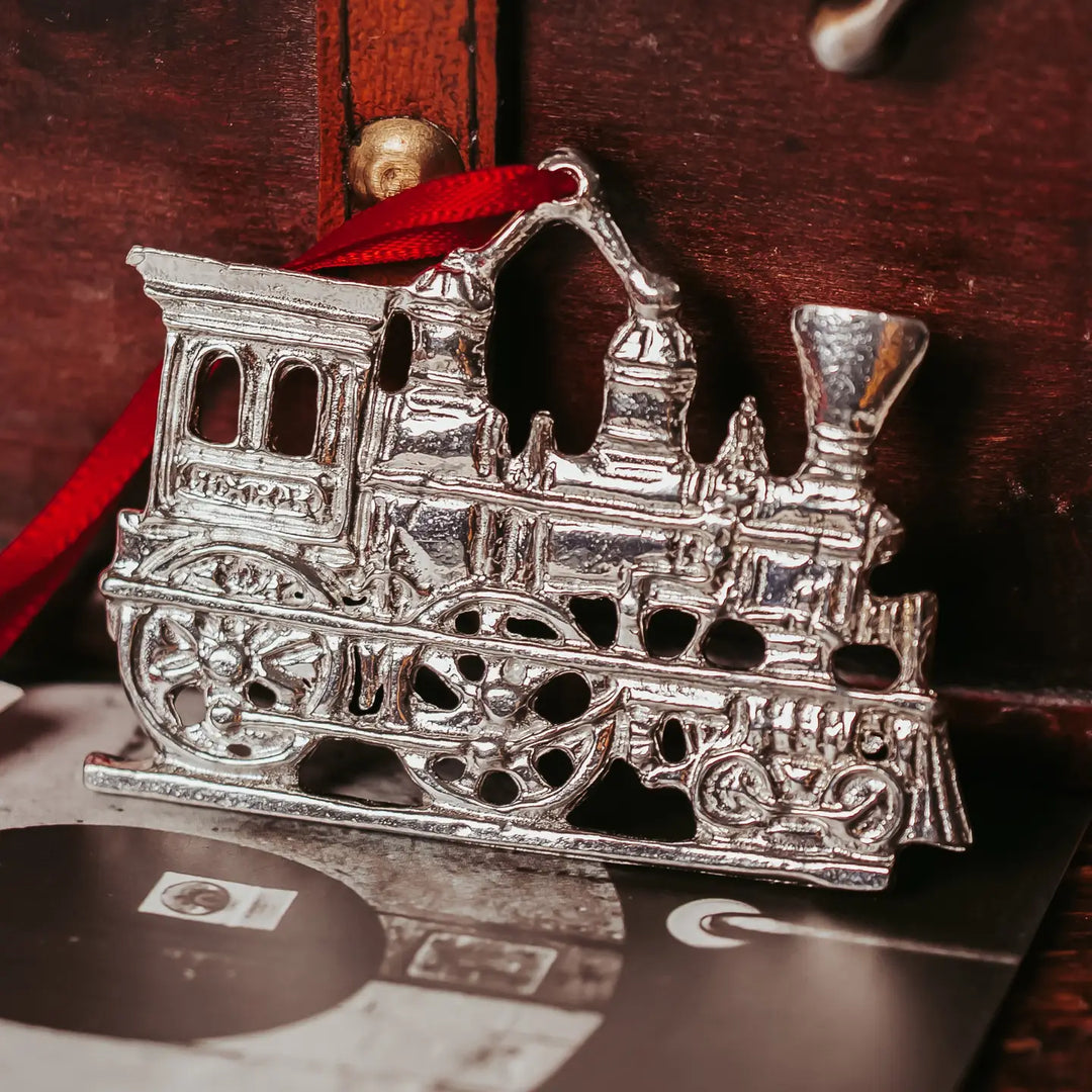 Polar Express Train Pewter Ornament