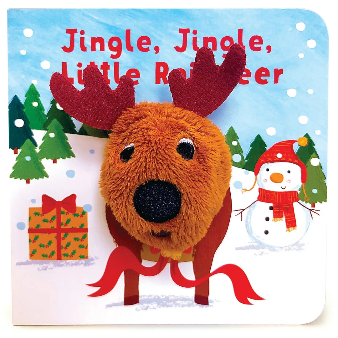 Jingle, Jingle Little Reindeer Finger Puppet Board Book