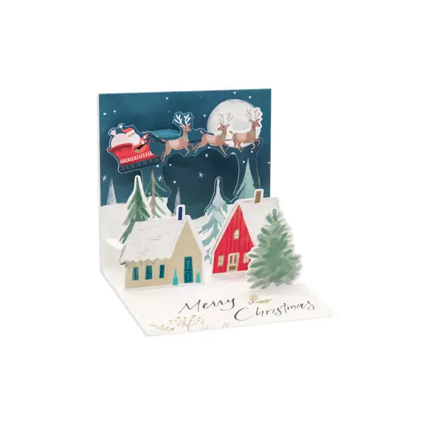 Up, Up, and Away Christmas Trinkets Pop-up Card