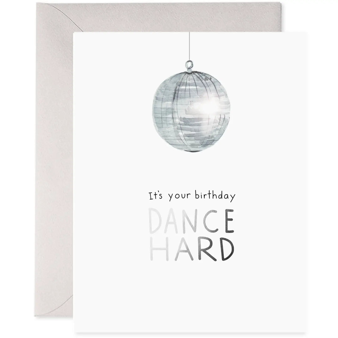 Disco Ball | Dance Hard Birthday Card