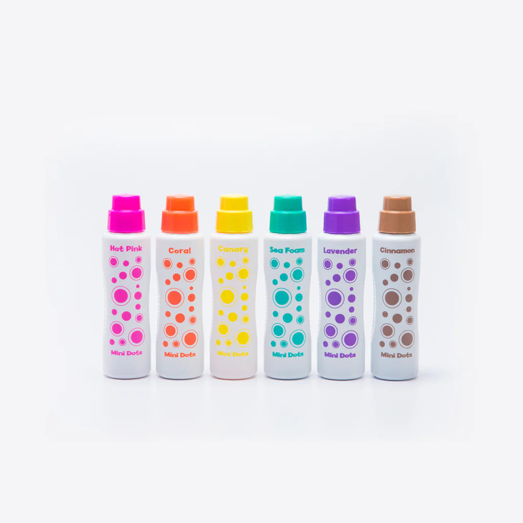 Mini Dot Markers - Island Pastels (6 Pack)