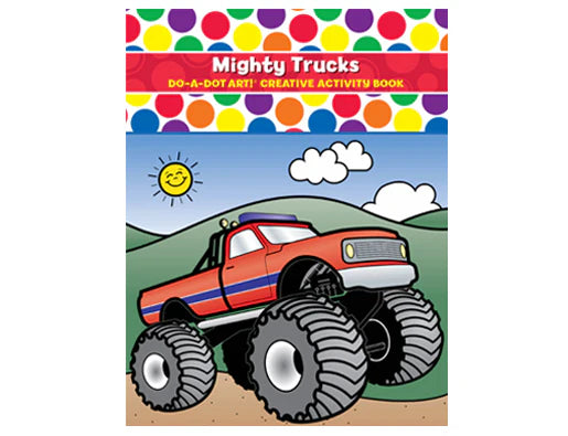 Do-A-Dot Creative Activity Book - Mighty Trucks