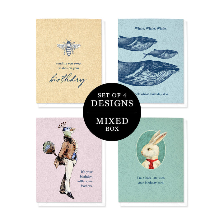 Vintage Birthday Collection (Set of 8)