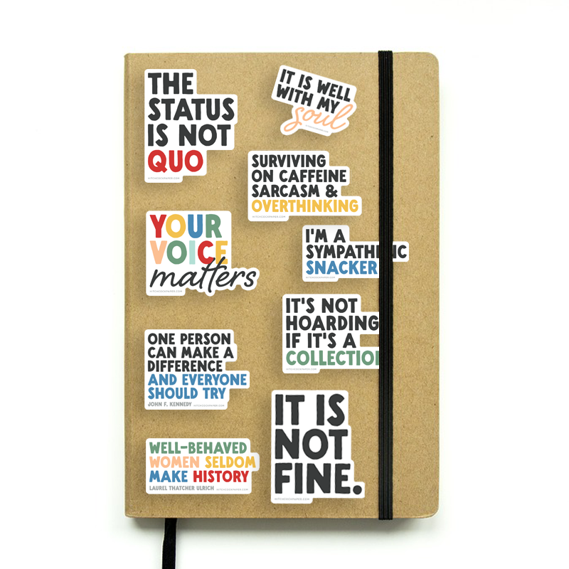 Surviving on Caffeine, Sarcasm and Overthinking Sticker