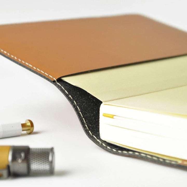 Pescara Recycled Leather Journal with Snap