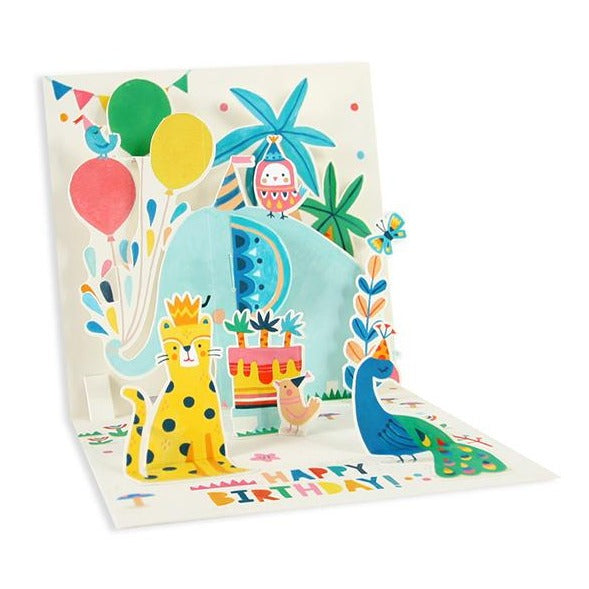 Elephant Treasures Pop-up card