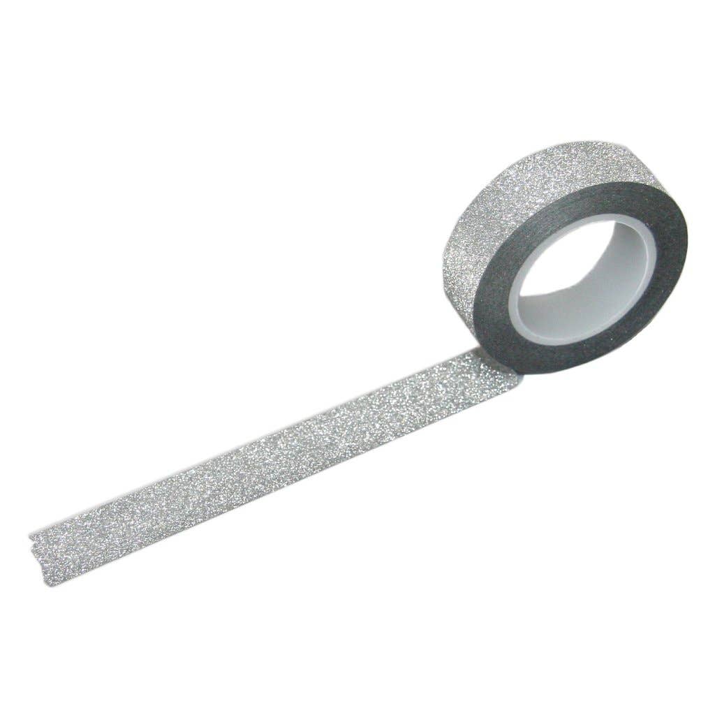Glitter Washi Tape - Silver