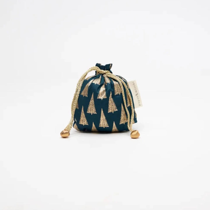Fabric Gift Bag - Forest Trees
