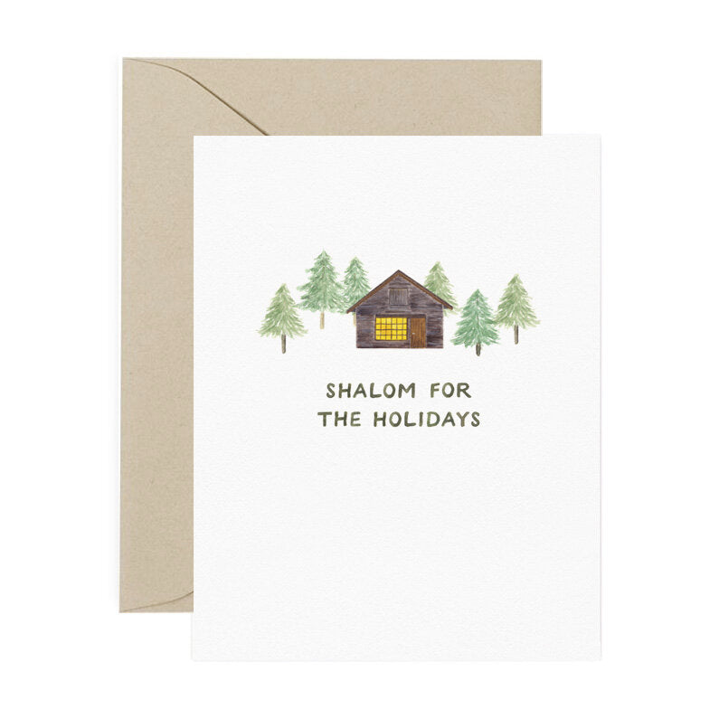 Shalom For The Holidays Hanukkah Card