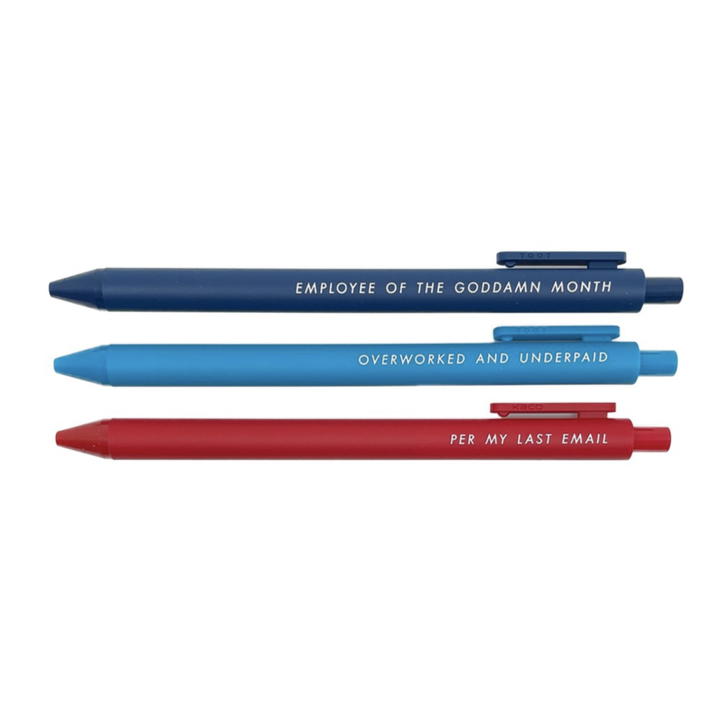 Pens for the Overworked