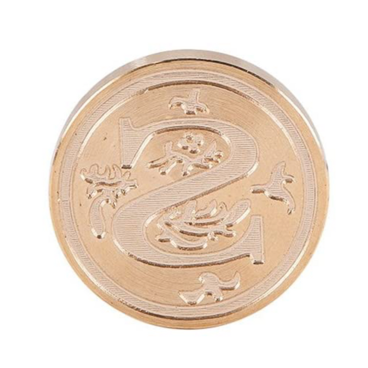 Wax Seal Stamp - Alphabet Round