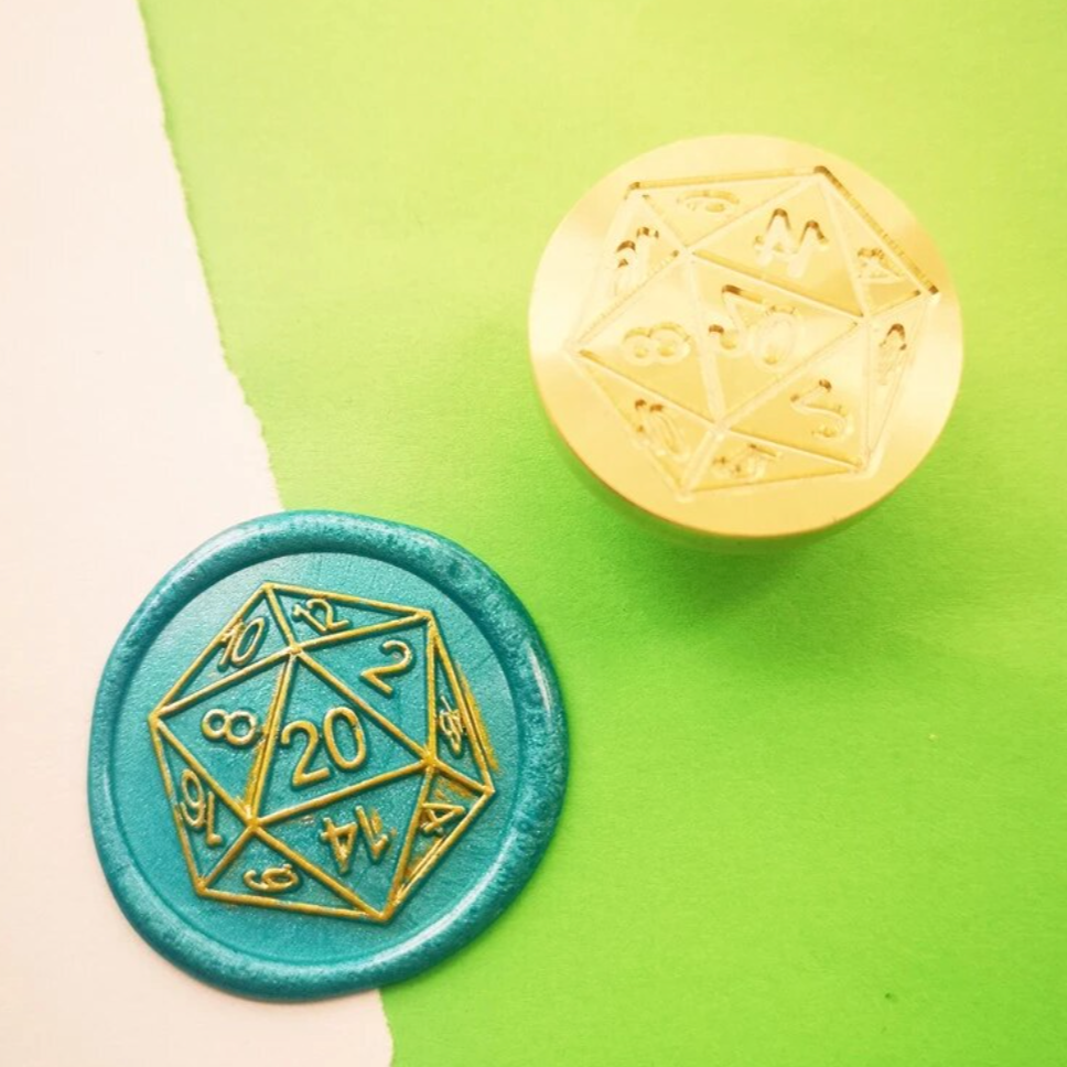 Wax Seal Stamp - D&D Die
