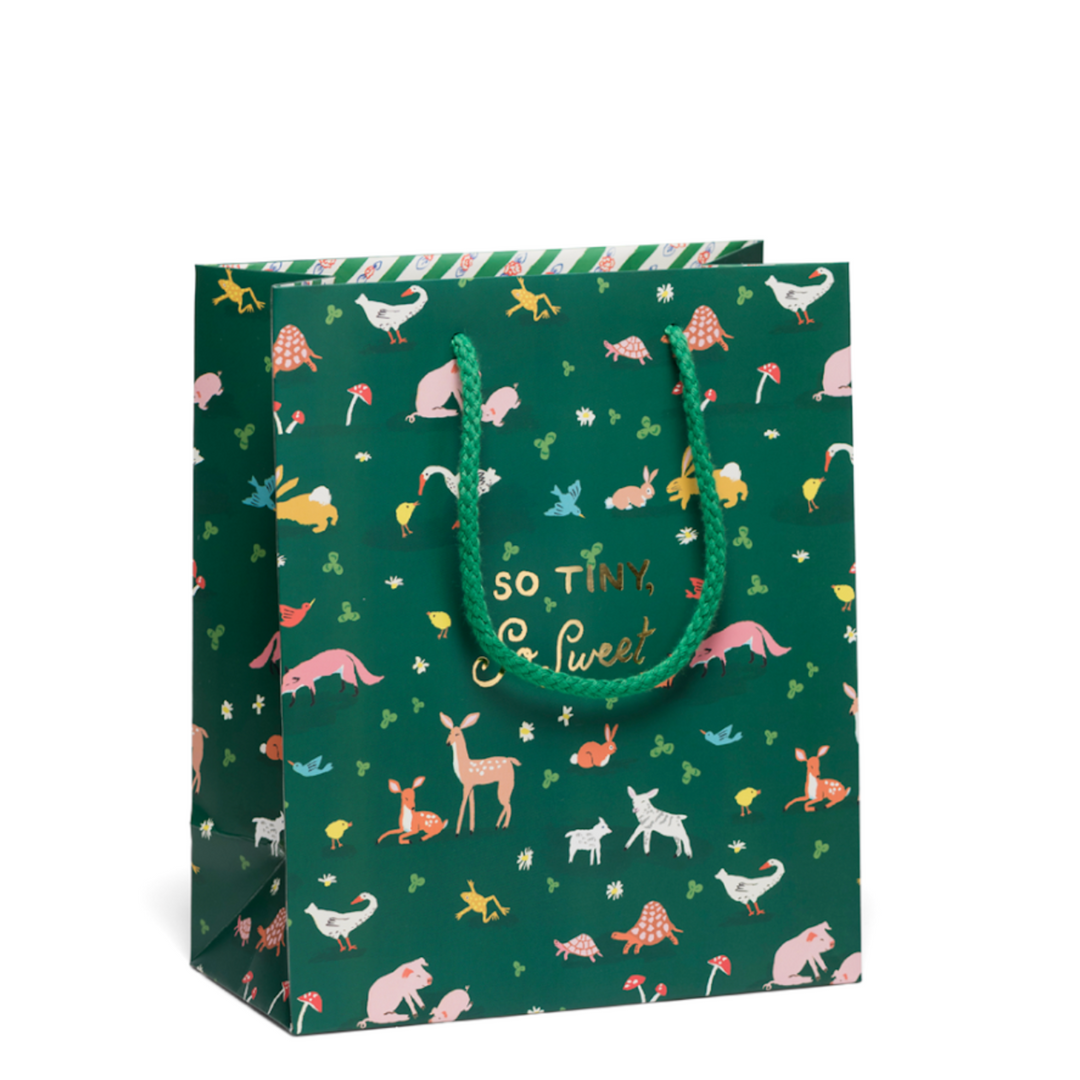 Tiny Animals Foil Gift Bag (Medium)