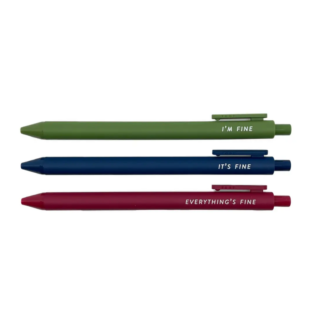 Everything's Fine Pen Set