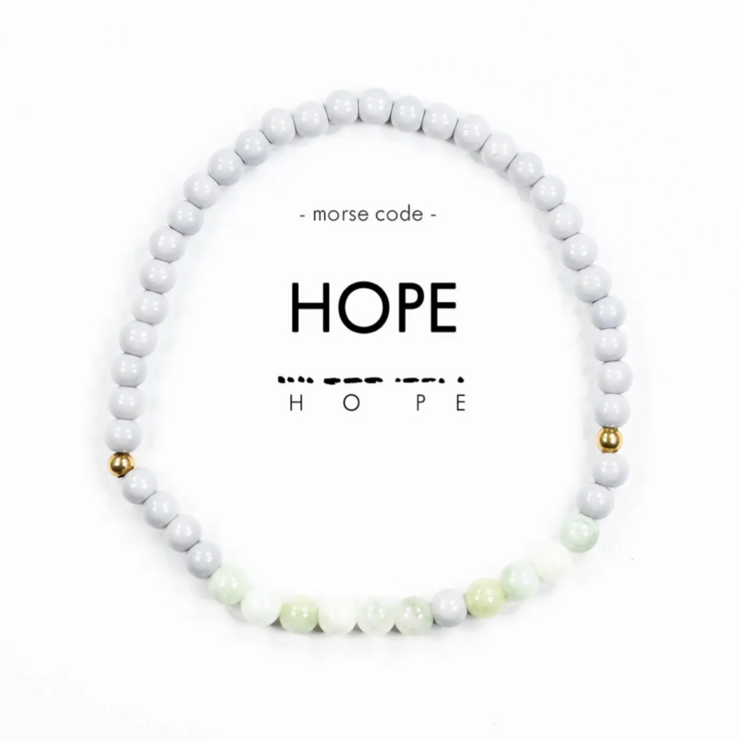 Morse Code Bracelet - Hope