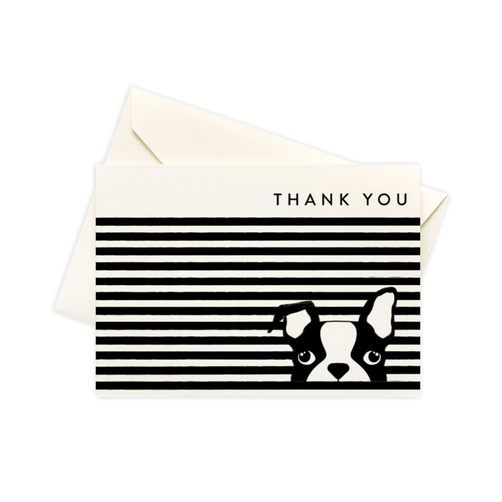 Dog Stripe Boxed Notes (Set of 10)