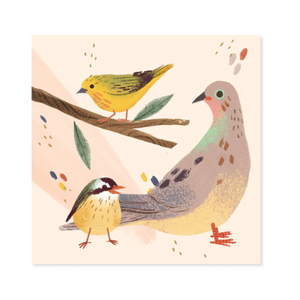 Backyard Birds Pop-up Card