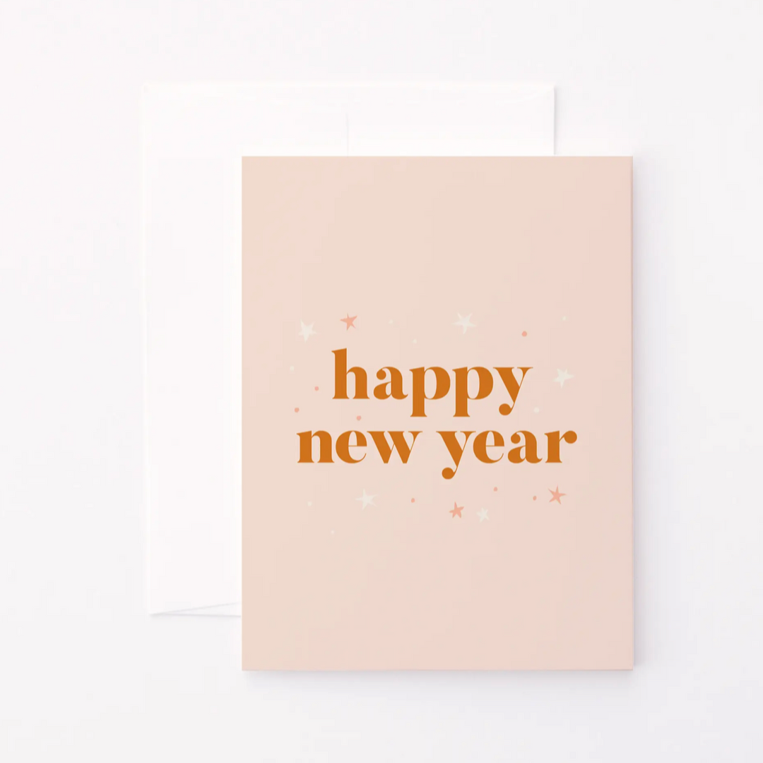 Starry New Year Card
