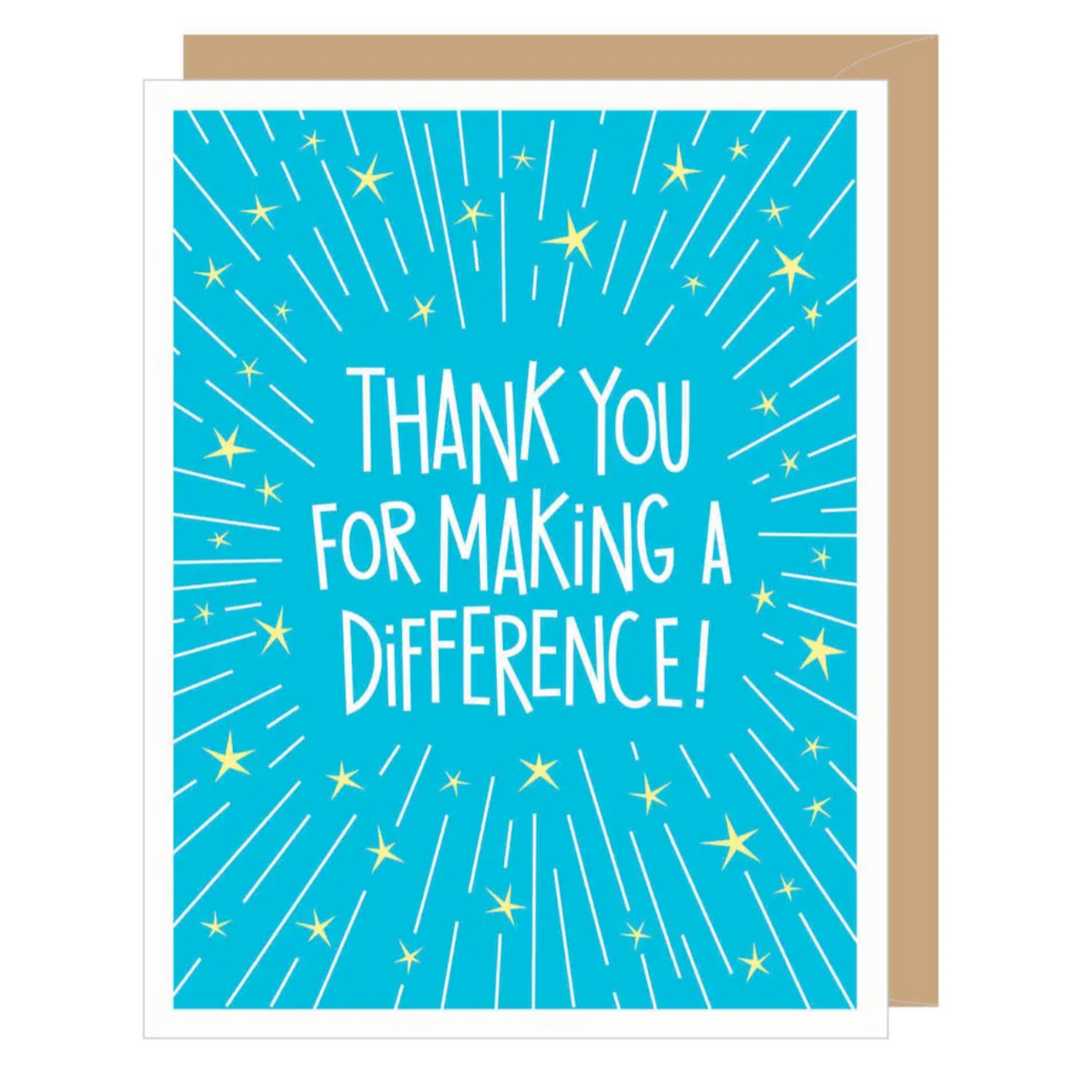 Thank You For Making A Difference Goodbye Card