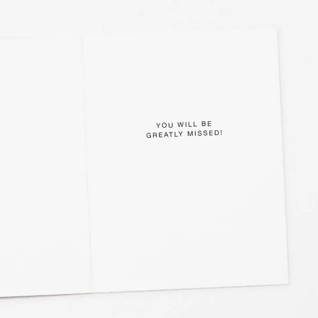Thank You For Making A Difference Goodbye Card