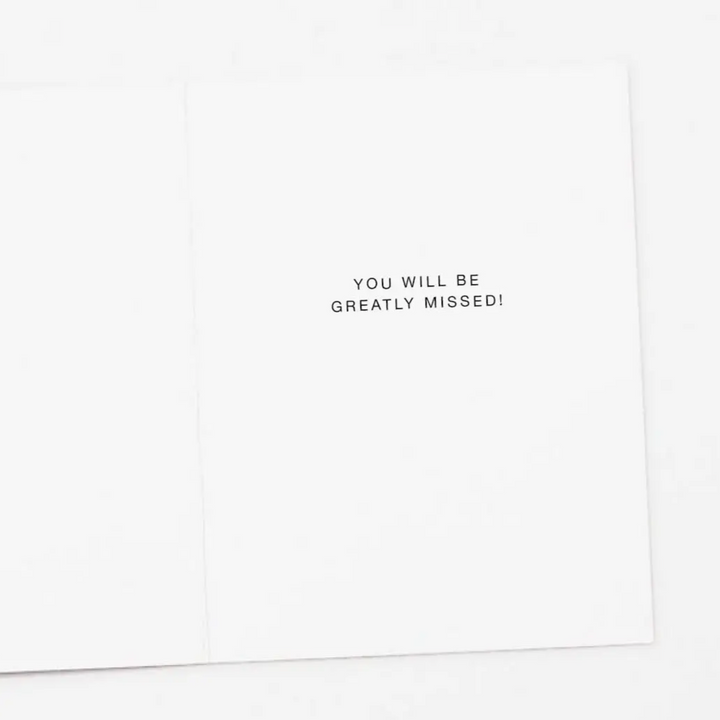 Thank You For Making A Difference Goodbye Card